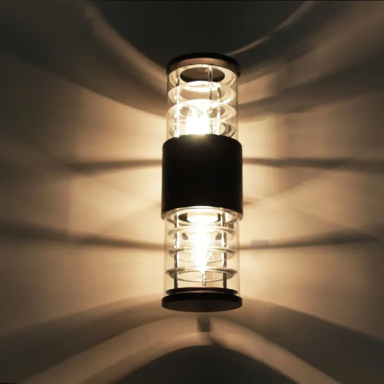 Уличный настенный светильник Reluce 86229-9.2-002CT 2*E27 BK