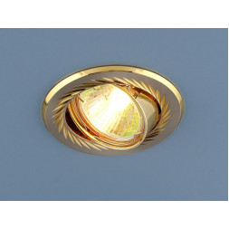 Встраиваемый светильник Elektrostandard 704 CX MR16 SN/GD сатин никель/золото 4607138143669