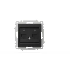 Розетка компьютерная двухместная ( Cat 6) ELBI Zena Vega 609-014800-248