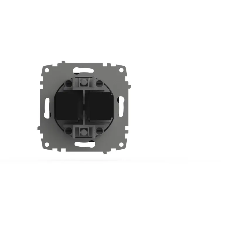 Розетка компьютерная двухместная ( Cat 6) ELBI Zena Vega 609-014800-248