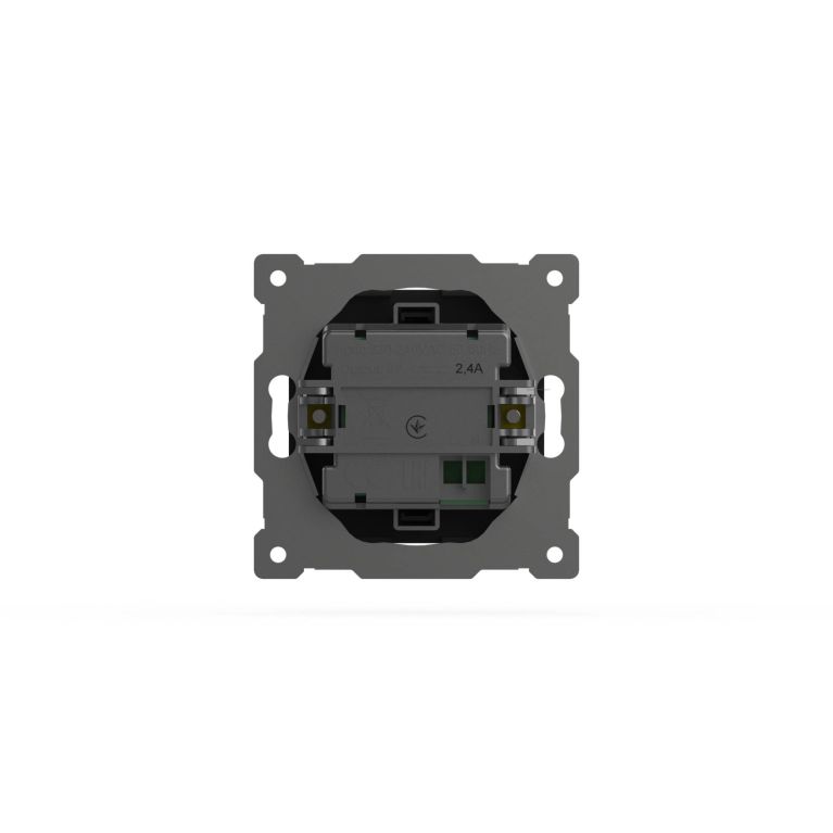 Розетка USB 5V 2,1A 2-я ELBI Zena Vega 609-014800-143