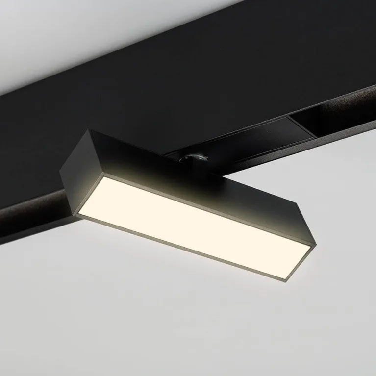 Трековый светодиодный светильник для магнитного шинопровода Arlight Mag-Flat-Fold-45-S205-6W Warm300