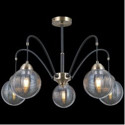 Люстра на штанге Illumico IL0433-5PSQ-79 BK AB