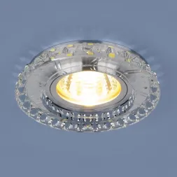 Встраиваемый светильник Elektrostandard 8351 MR16 CL/WH прозрачный/белый 4690389098390