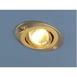Встраиваемый светильник Elektrostandard 856 CF MR16 SN/GD сатин-никель/золото 4690389067358