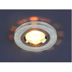 Встраиваемый светильник Elektrostandard 8561/6 MR16 WH/CH белый/хром 4690389011504