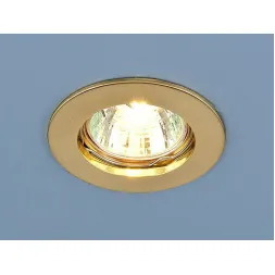Встраиваемый светильник Elektrostandard 863 MR16 GD золото 4690389055539