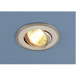 Встраиваемый светильник Elektrostandard 870 MR16 PS/N перл. серебро/никель 4690389007231