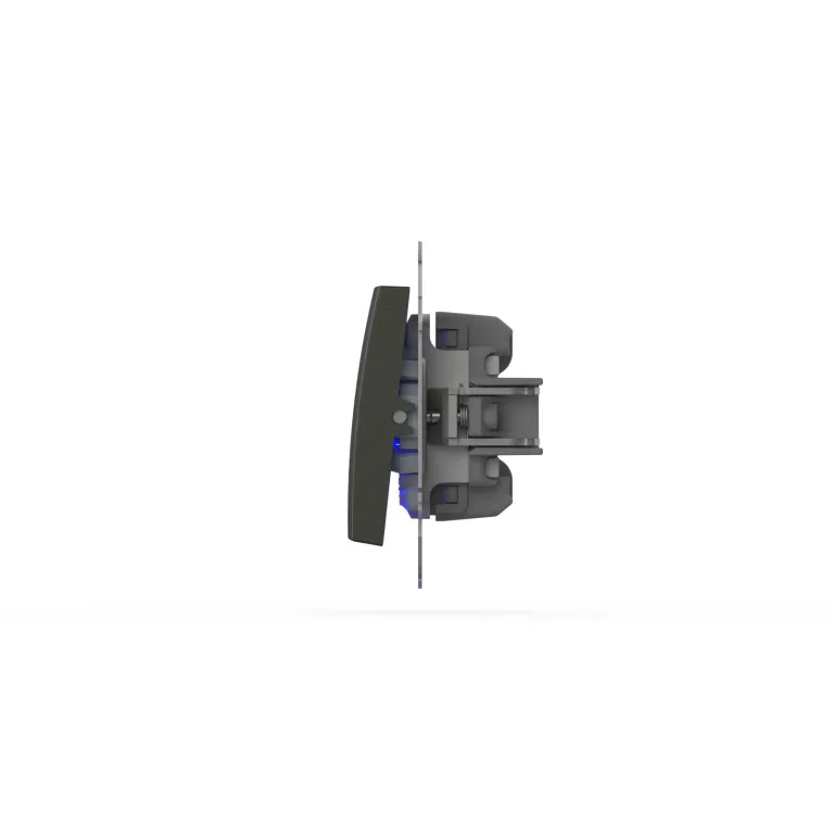 Выключатель двухклавишный с подсветкой ELBI Zena Vega 609-011100-203