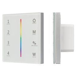 Панель Arlight Sens Smart-P22-RGBW White (12-24V, 4x3A, 2.4G) 025168