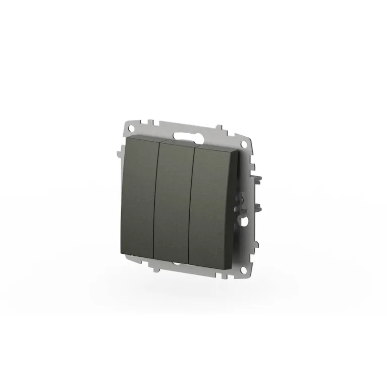 Выключатель трехклавишный ELBI Zena Vega 609-011100-254