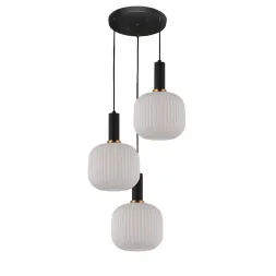 Подвесной светильник Lumina Deco Gato LDP 1217-3 WT+BK