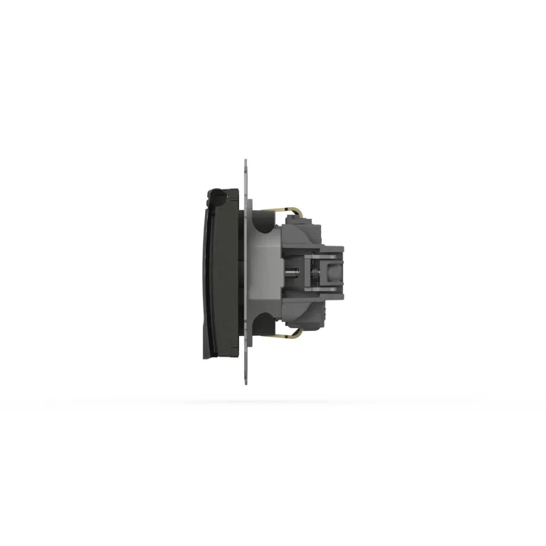 Розетка с крышкой и заземлением ELBI Zena Vega 609-011100-218