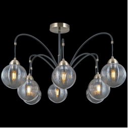 Люстра на штанге Illumico IL0433-8PSQ-79 BK AB
