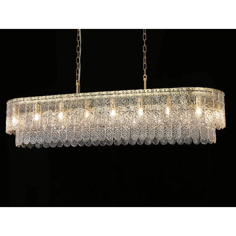Подвесная люстра Newport Daisy 8370/140 C oval brass М0070732