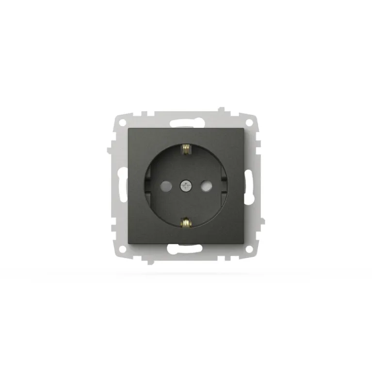 Розетка с заземлением и защитой от детей ELBI Zena Vega 609-011100-243