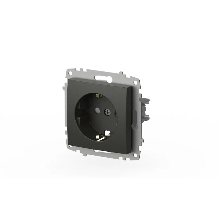 Розетка с заземлением и защитой от детей ELBI Zena Vega 609-011100-243