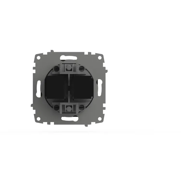 Розетка компьютерная двухместная ( Cat 6) ELBI Zena Vega 609-011100-248