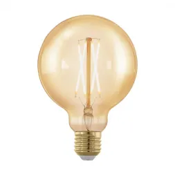 Лампа светодиодная филаментная диммируемая Eglo E27 4W 1700К золотая 11693