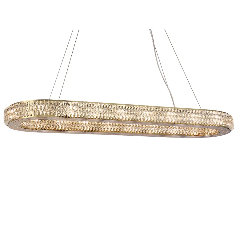 Подвесная люстра Newport Melody 8560/100 C oval gold polished М0070796
