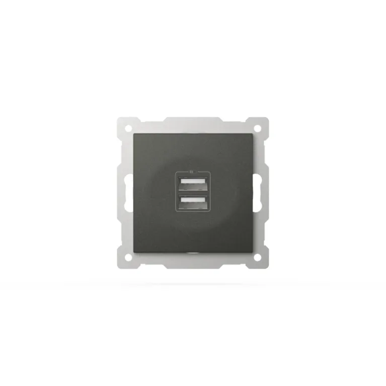 Розетка USB 5V 2,1A 2-я ELBI Zena Vega 609-011100-143