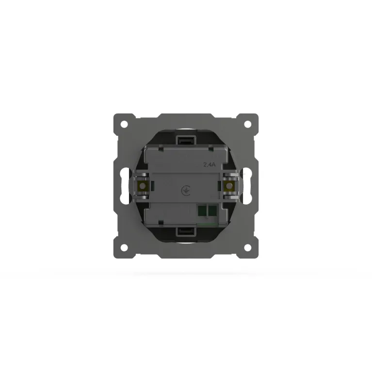 Розетка USB 5V 2,1A 2-я ELBI Zena Vega 609-011100-143