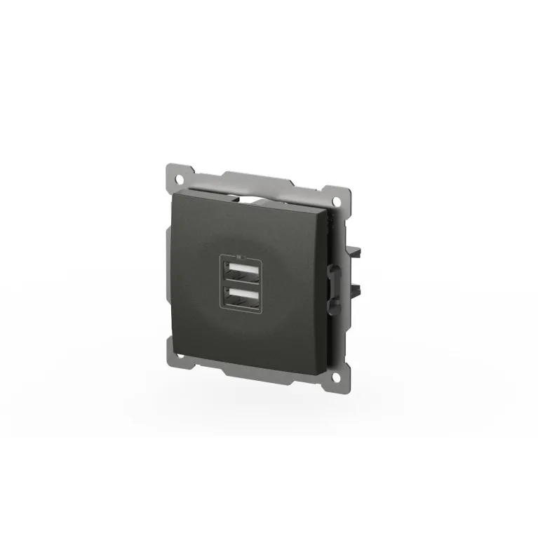 Розетка USB 5V 2,1A 2-я ELBI Zena Vega 609-011100-143