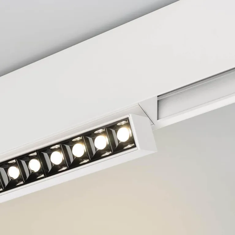 Трековый светодиодный светильник для магнитного шинопровода Arlight Mag-Laser-Fold-45-S320-12W Warm3
