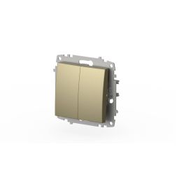 Выключатель двухклавишный ELBI Zena Vega 609-011400-202
