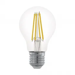 Лампа светодиодная филаментная диммируемая Eglo E27 6W 2700К прозрачная 11701