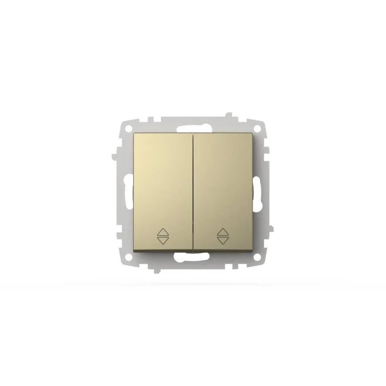 Переключатель двухклавишный ELBI Zena Vega 609-011400-211