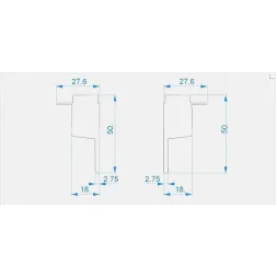 Заглушка Deko-Light End Cap H-EL-03-10 Set 2 pcs 979210