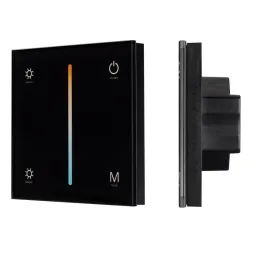 Панель Arlight Smart-P21-Mix-G-IN Black (12-24V, 4x3A, Sens, 2.4G) 033765
