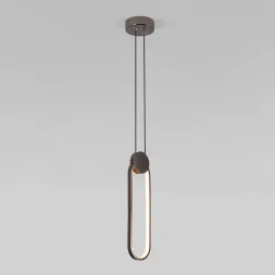 Подвесной светодиодный светильник Eurosvet Style 50218/1 LED черный жемчуг