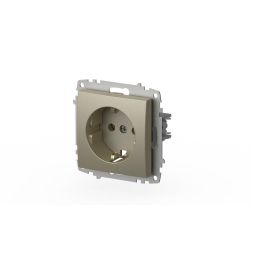 Розетка с заземлением ELBI Zena Vega 609-011400-217
