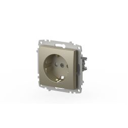 Розетка с заземлением и защитой от детей ELBI Zena Vega 609-011400-243