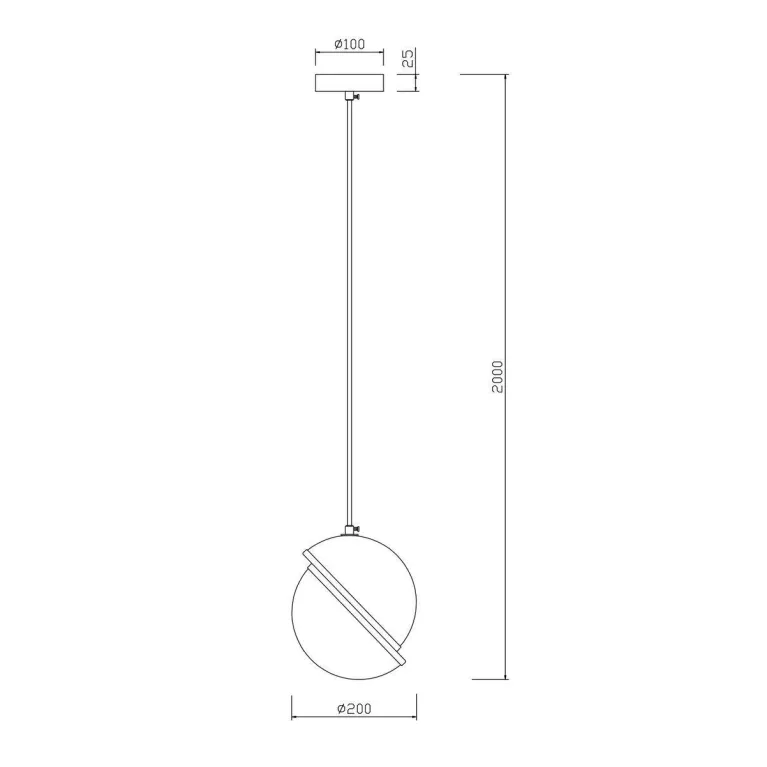 Подвесной светильник Freya Element FR5181PL-01CH