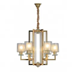 Подвесная люстра Lumina Deco Manhattan LDP 8012-6 F.GD