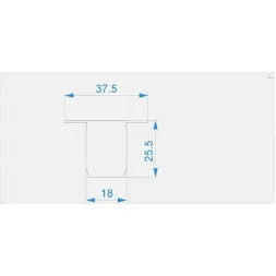 Заглушка Deko-Light End Cap P-ET-03-10 Set 2 pcs 978261