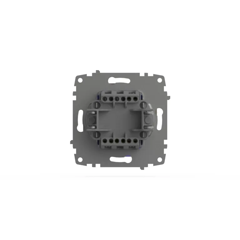 Выключатель двухклавишный с подсветкой ELBI Zena Vega 609-012500-203