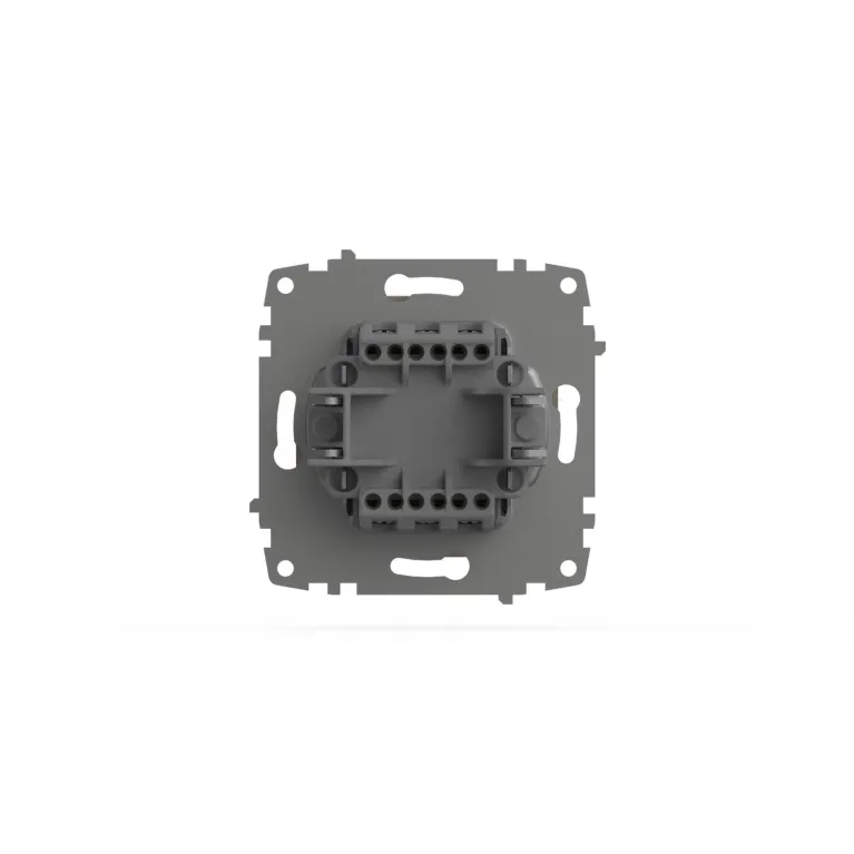 Переключатель двухклавишный проходной ELBI Zena Vega 609-012500-211