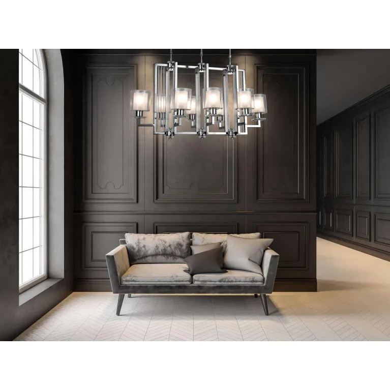 Подвесная люстра Lumina Deco Manhattan LDP 8012-8P CHR