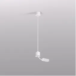 Подвод питания для подвесного монтажа трека Denkirs Smart Base TR2124-WH