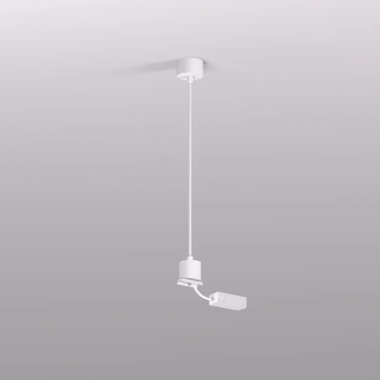 Подвод питания для подвесного монтажа трека Denkirs Smart Base TR2124-WH