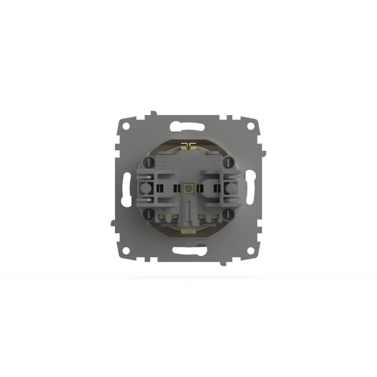 Розетка с крышкой, заземлением и защитой от детей ELBI Zena Vega 609-012500-219