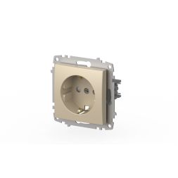 Розетка с заземлением и защитой от детей ELBI Zena Vega 609-012500-243