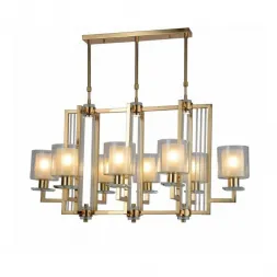 Подвесная люстра Lumina Deco Manhattan LDP 8012-8P F.GD