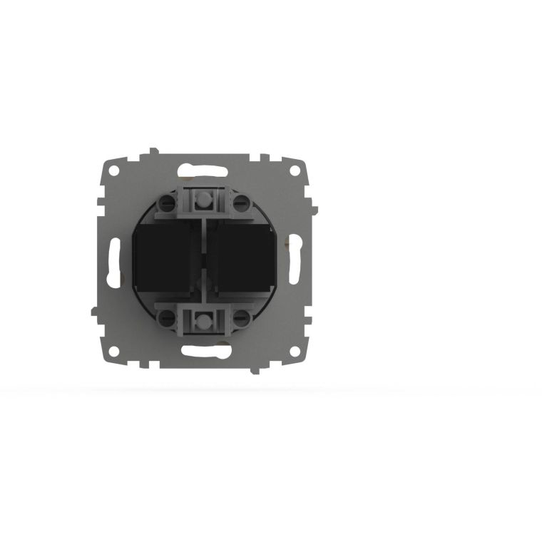 Розетка компьютерная двухместная (Cat 6) ELBI Zena Vega 609-012500-248
