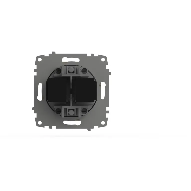 Розетка компьютерная двухместная (Cat 6) ELBI Zena Vega 609-012500-248