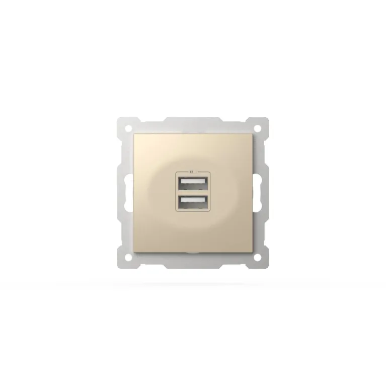 Розетка USB 5V 2,1A 2-я ELBI Zena Vega 609-012500-143